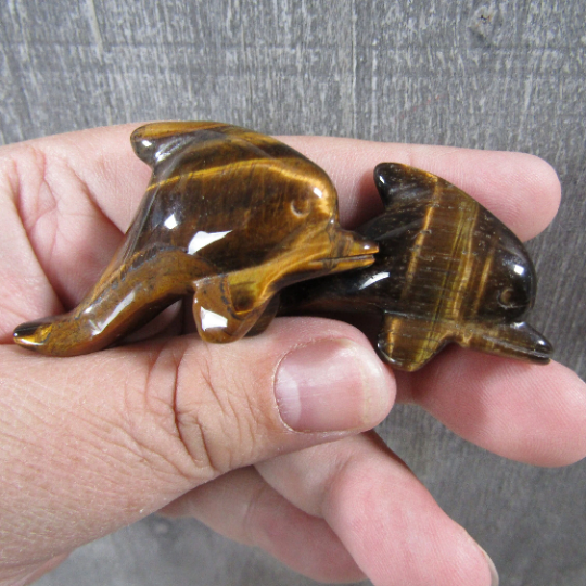 Gemstone Dolphin Medium Figurine