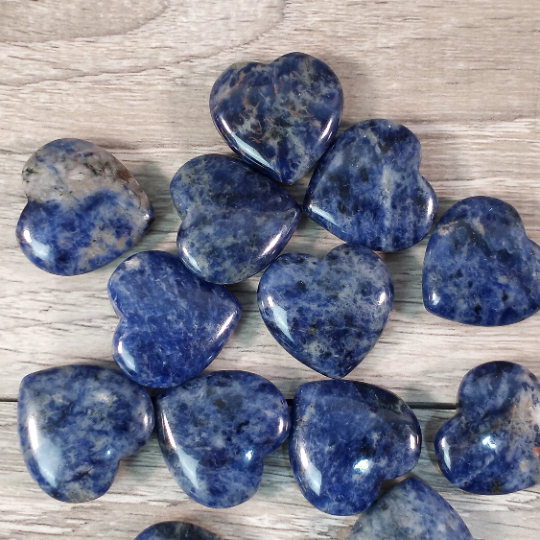 Gemstone Flat 1" Heart