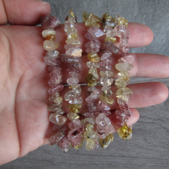 Gemstone Chip Bracelet - Multi Stone