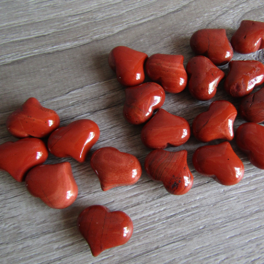 Gemstone Puffy Heart 25 mm