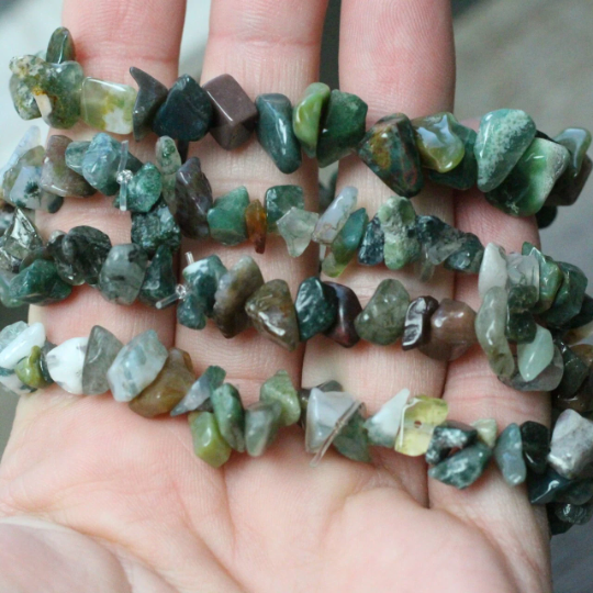 Gemstone Chip Bracelets - Common Stones