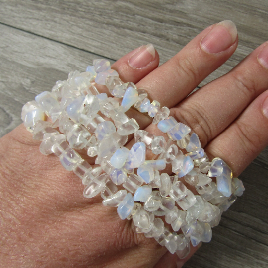 Gemstone Chip Bracelets - Common Stones