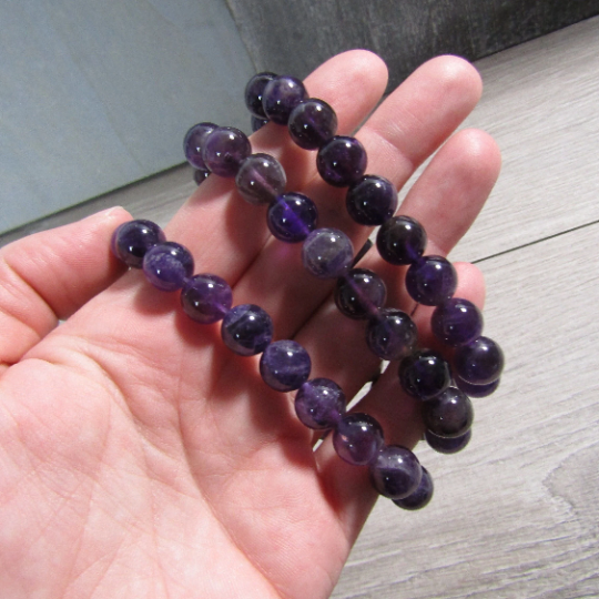 Gemstone 10 mm Round Bracelets