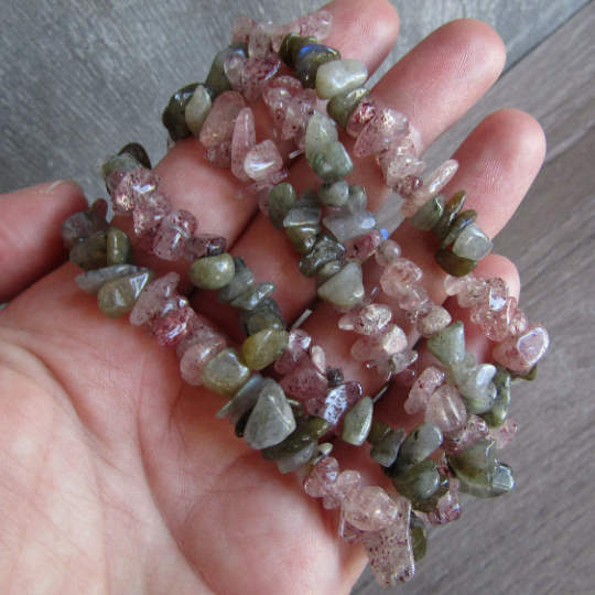 Gemstone Chip Bracelet - Multi Stone