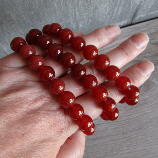 Gemstone 10 mm Round Bracelets