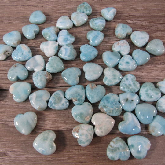 Gemstone Larimar Heart