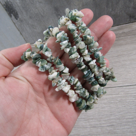 Gemstone Chip Bracelets - Common Stones