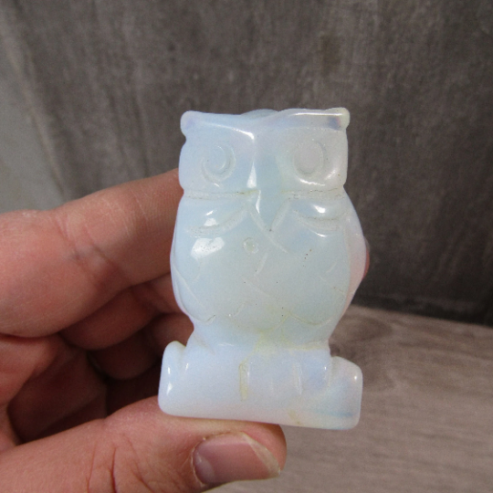 Gemstone Owl Medium Figurine