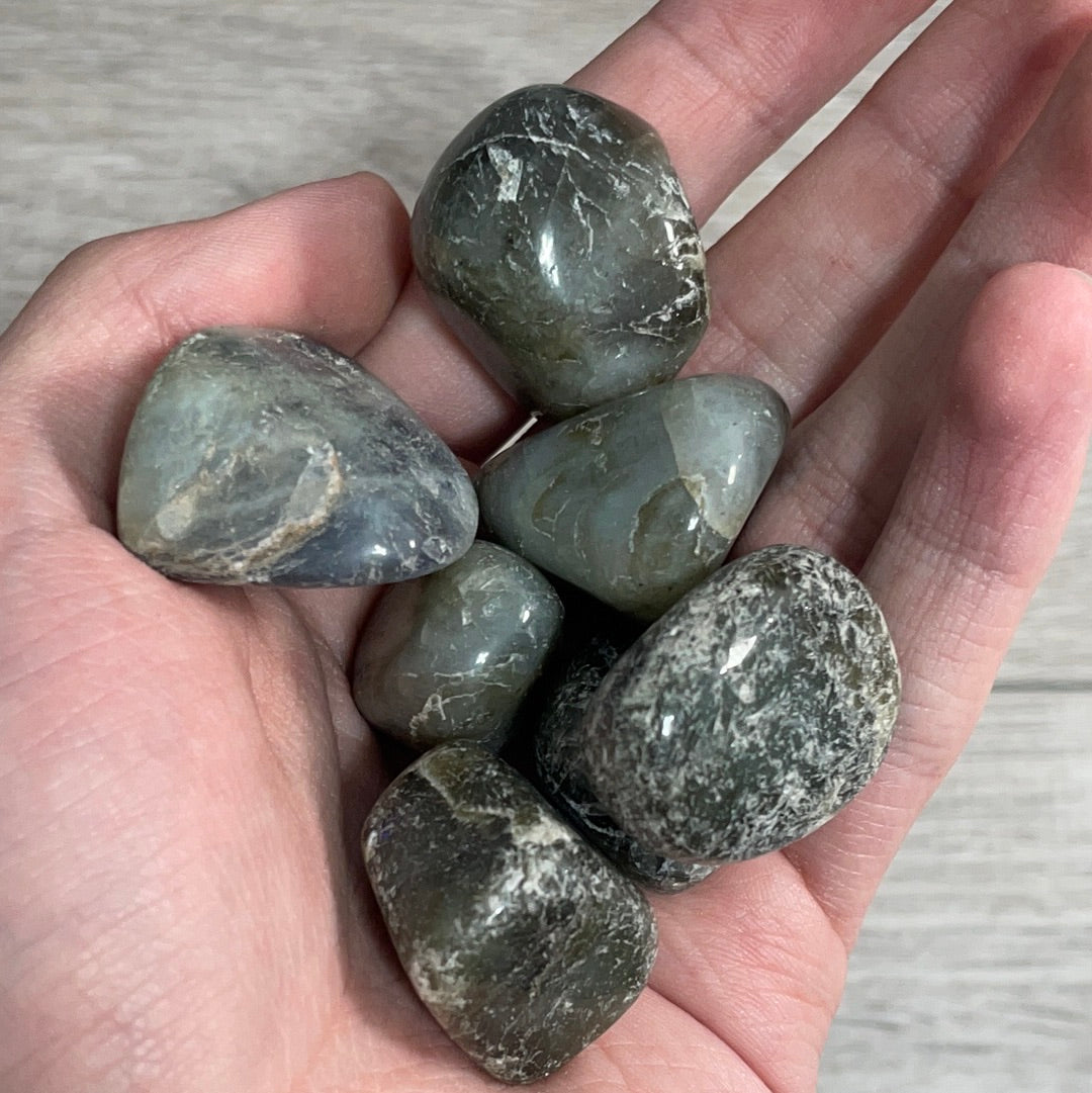 Labradorite Tumbled 1 LB