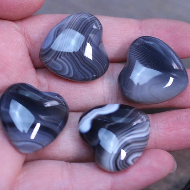 Gemstone 1” Puffy Heart