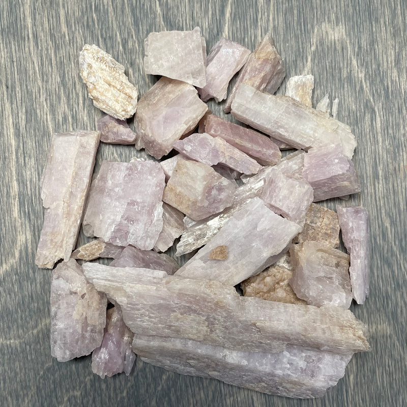 Rough Kunzite 1/2 Lb