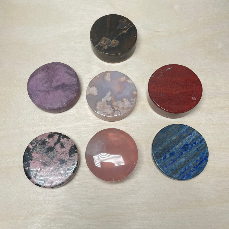 Gemstone About 2" Disks