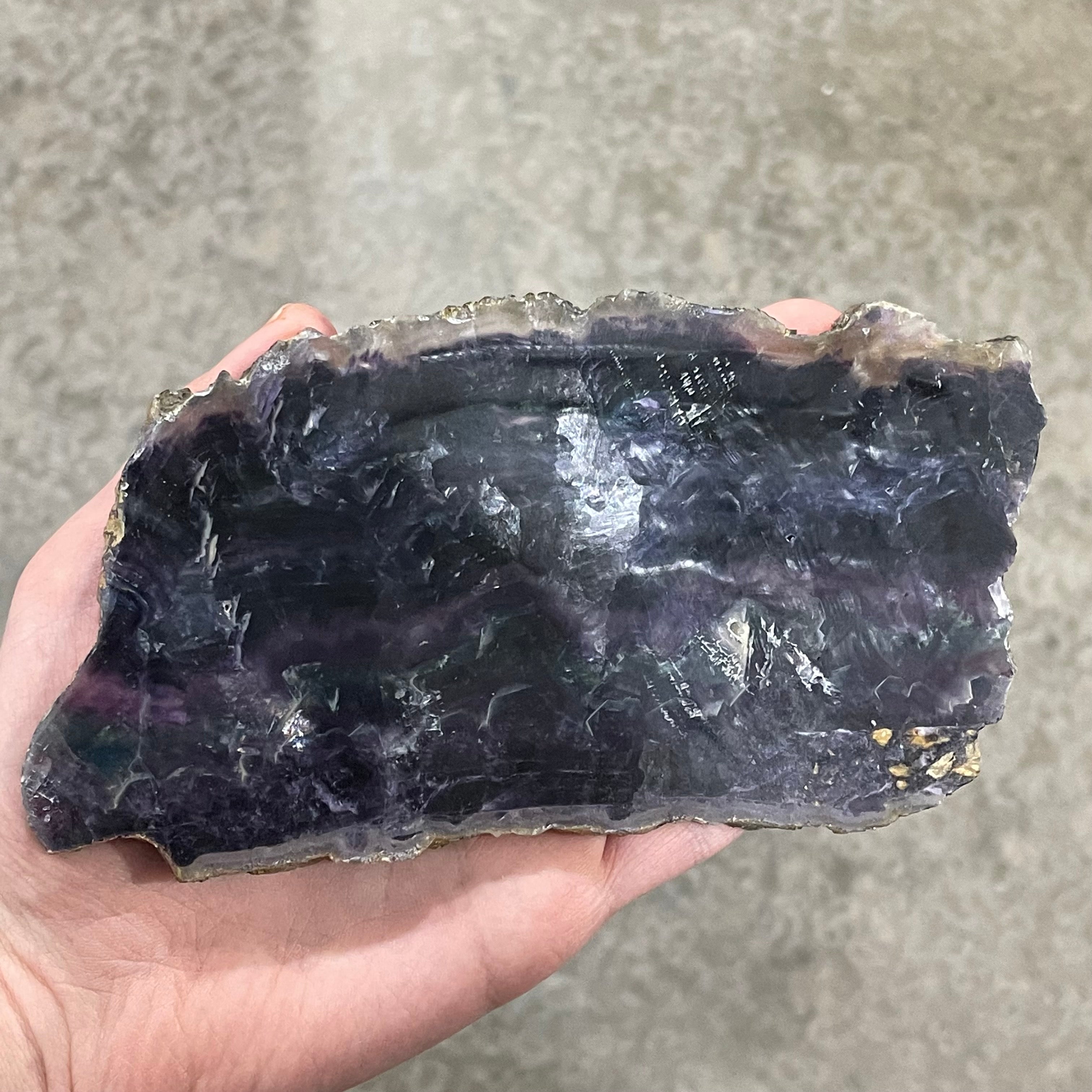 Fluorite Semi Polished Slabs