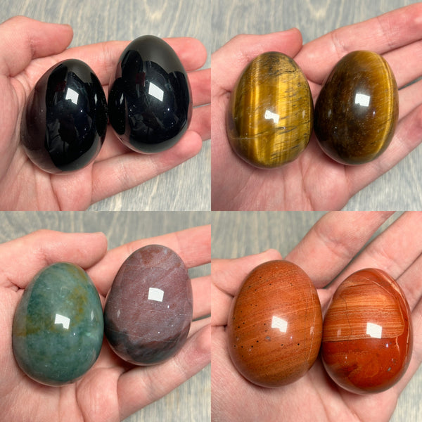 Gemstone Egg 2” Approx