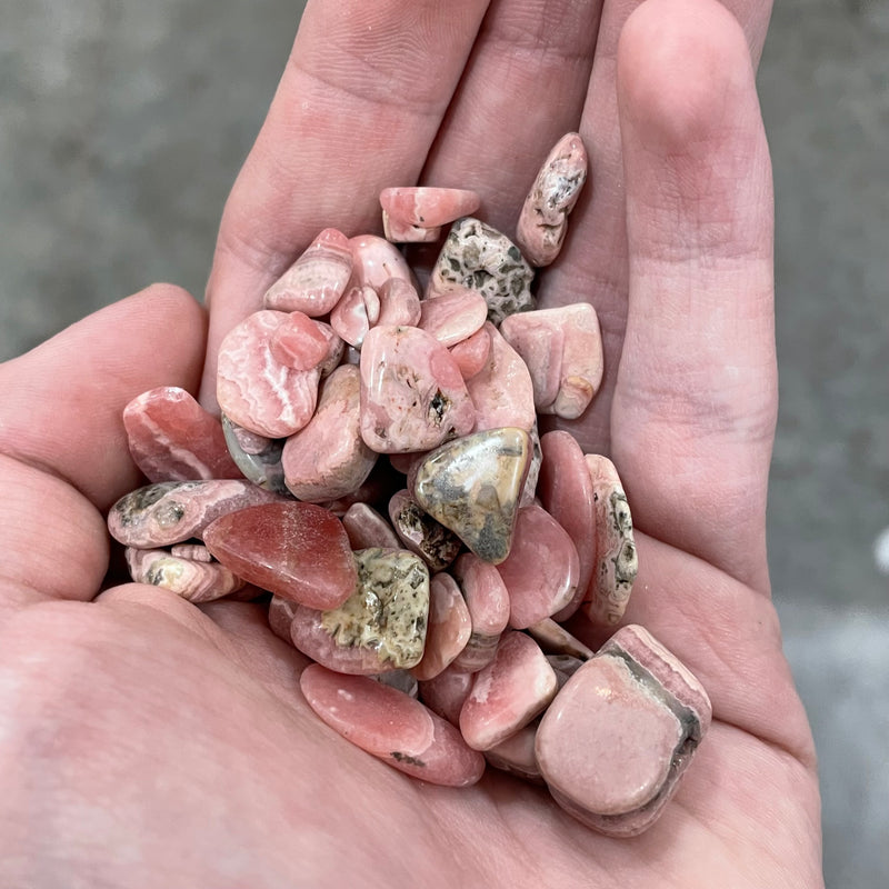 Rhodochrosite Tumbled XS 1 Lb