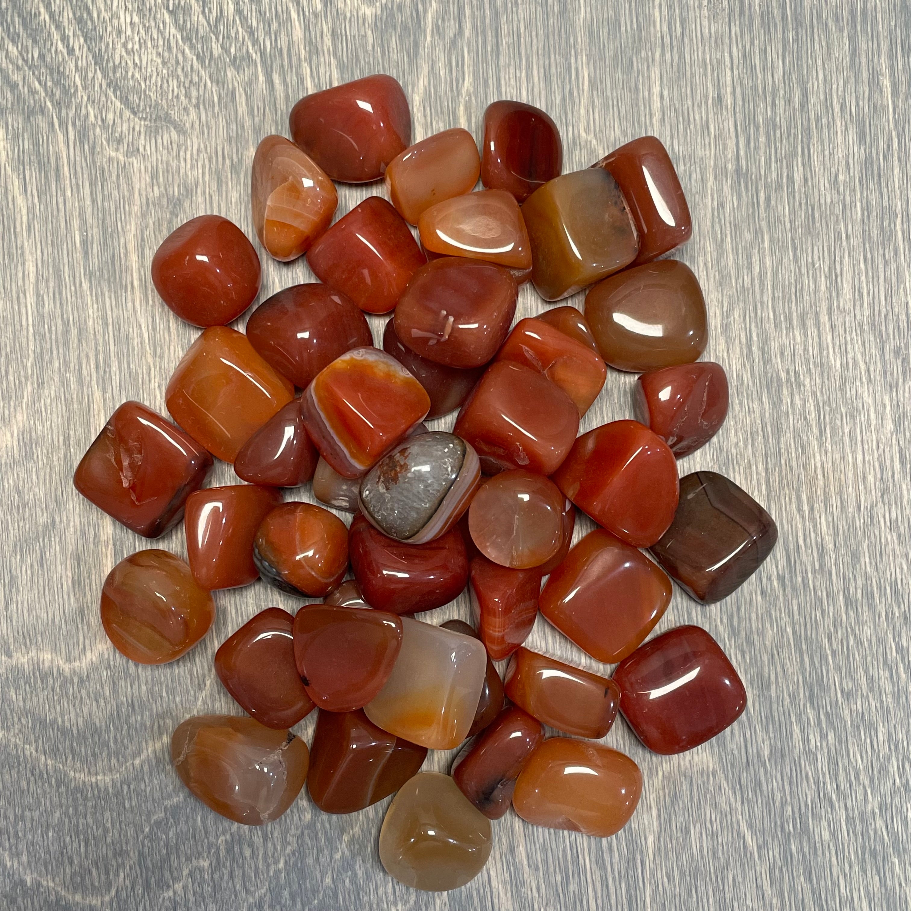 Red Agate 1/2” plus Tumbled