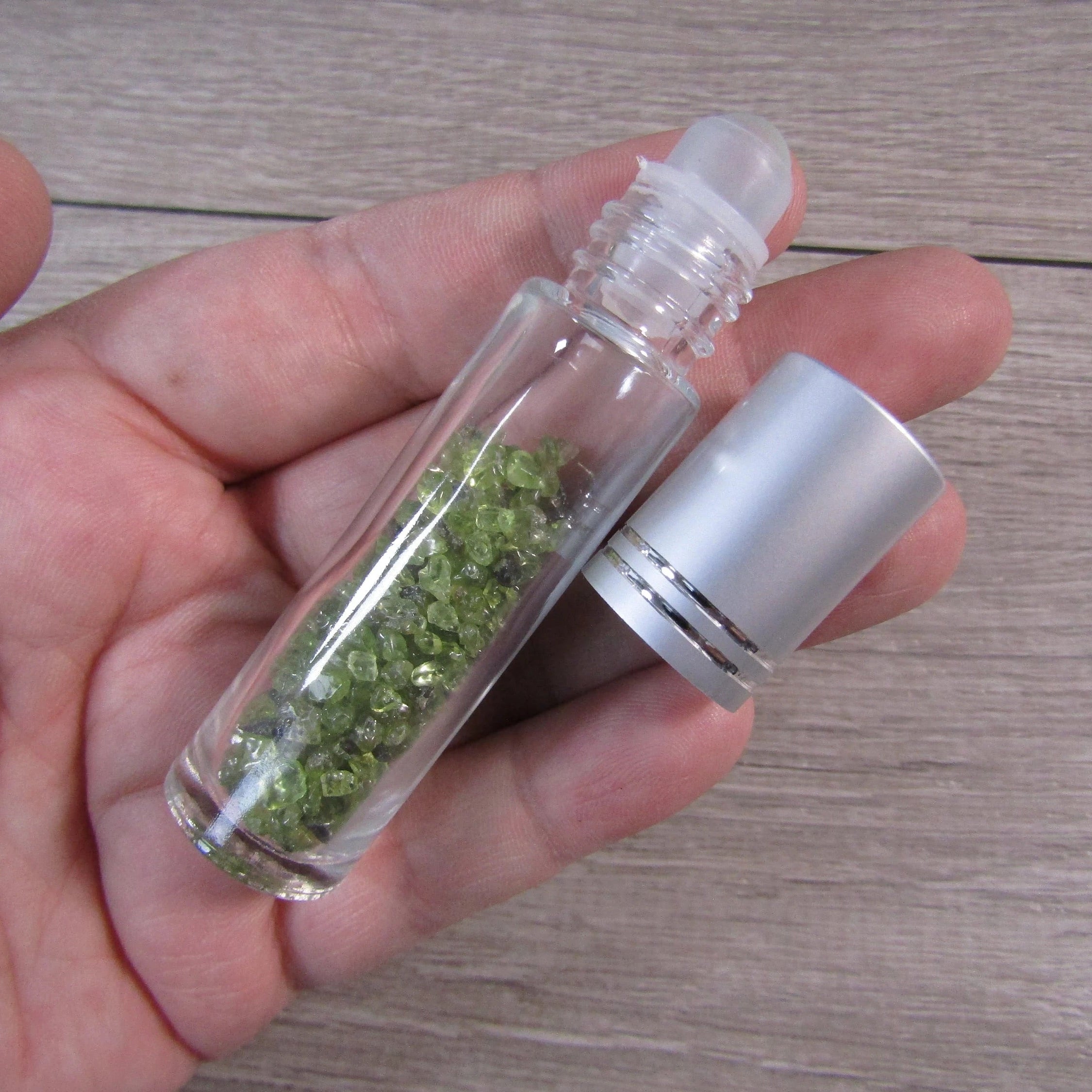 peridot essential oil roller containers for DIY blends