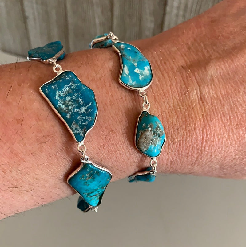 Sterling Silver Turquoise Bracelet