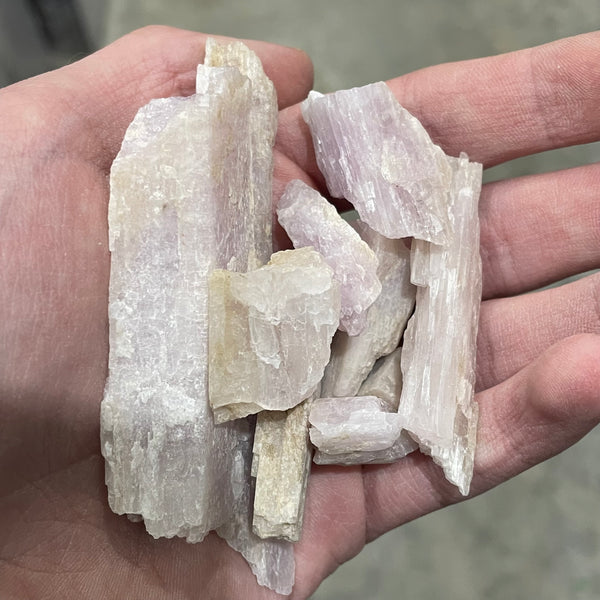 1/2 Pounds of Rough Kunzite