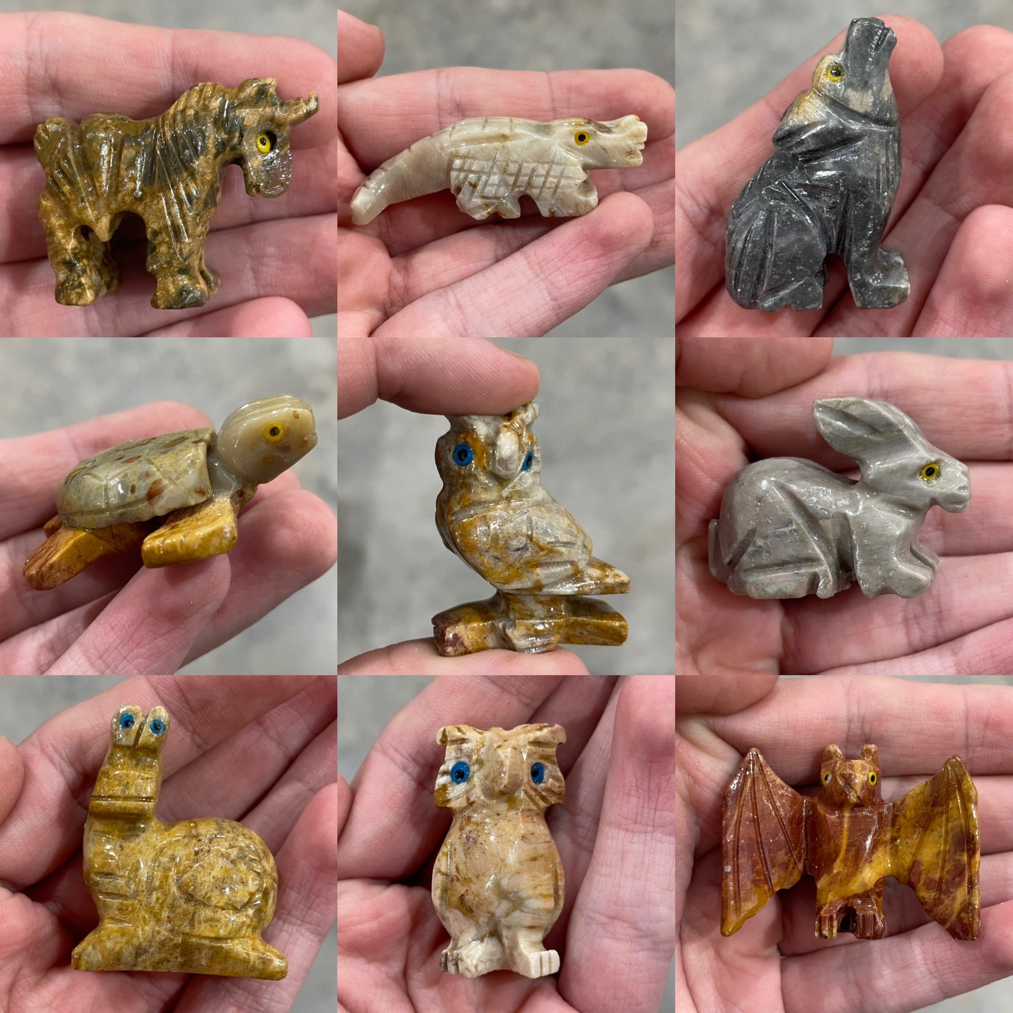 Soapstone Animals