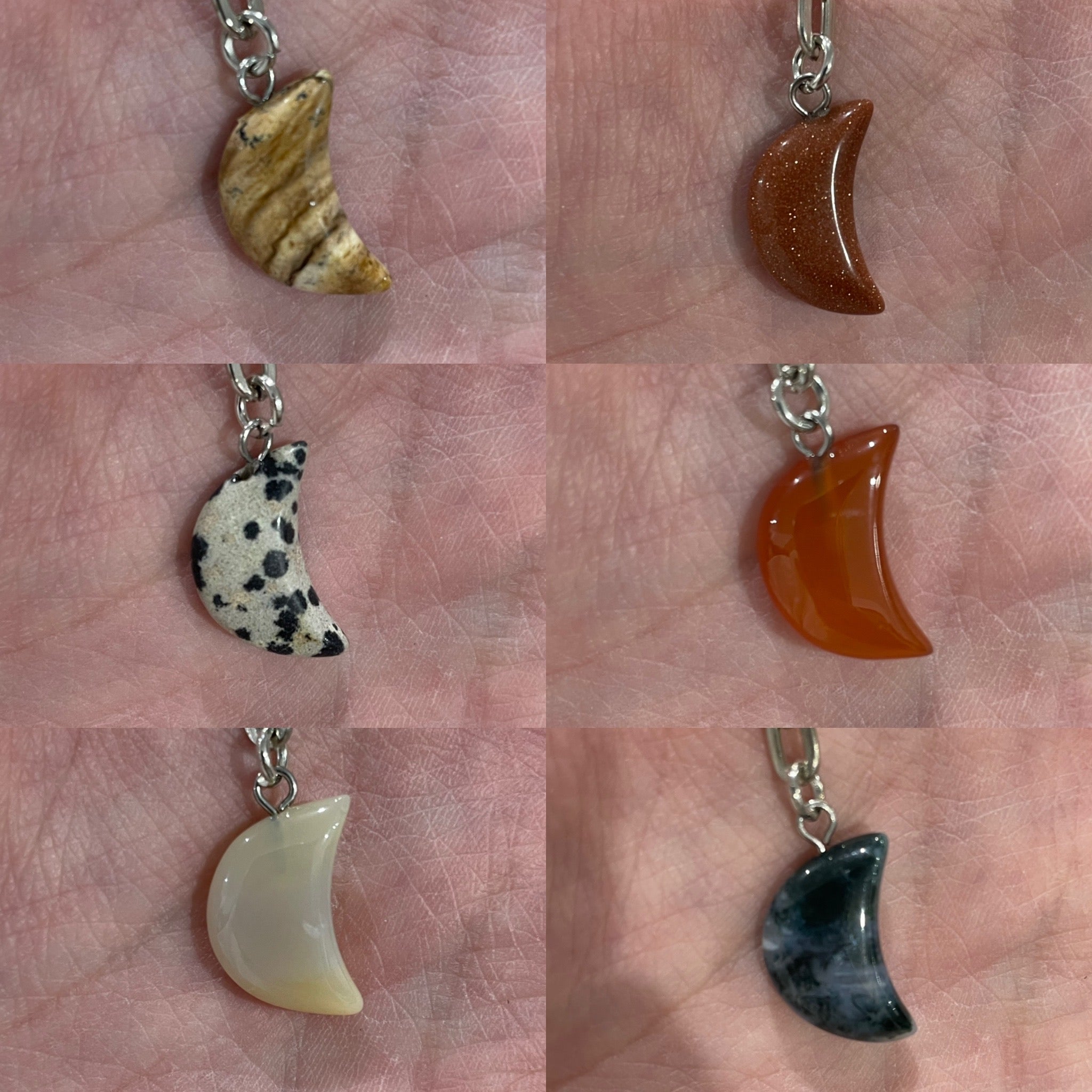 Assorted Moon Keychain