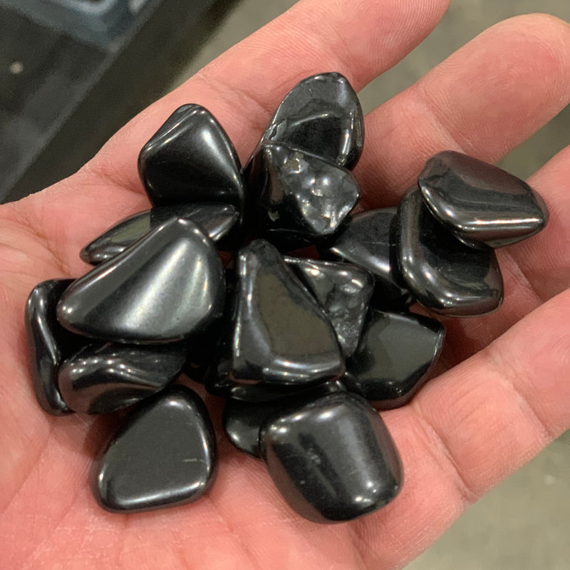 Shungite 3/4” Tumbled by Lb