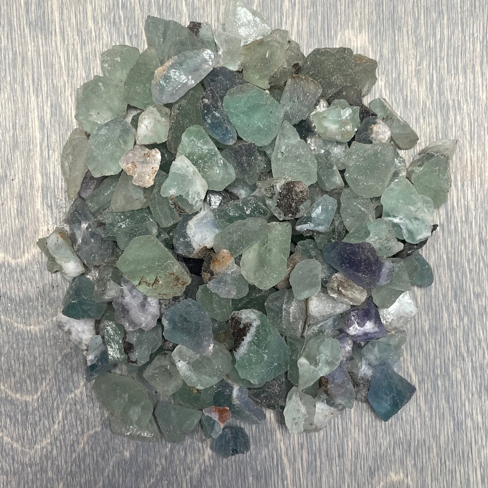 Fluorite green raw chunks in bulk wholesale lot