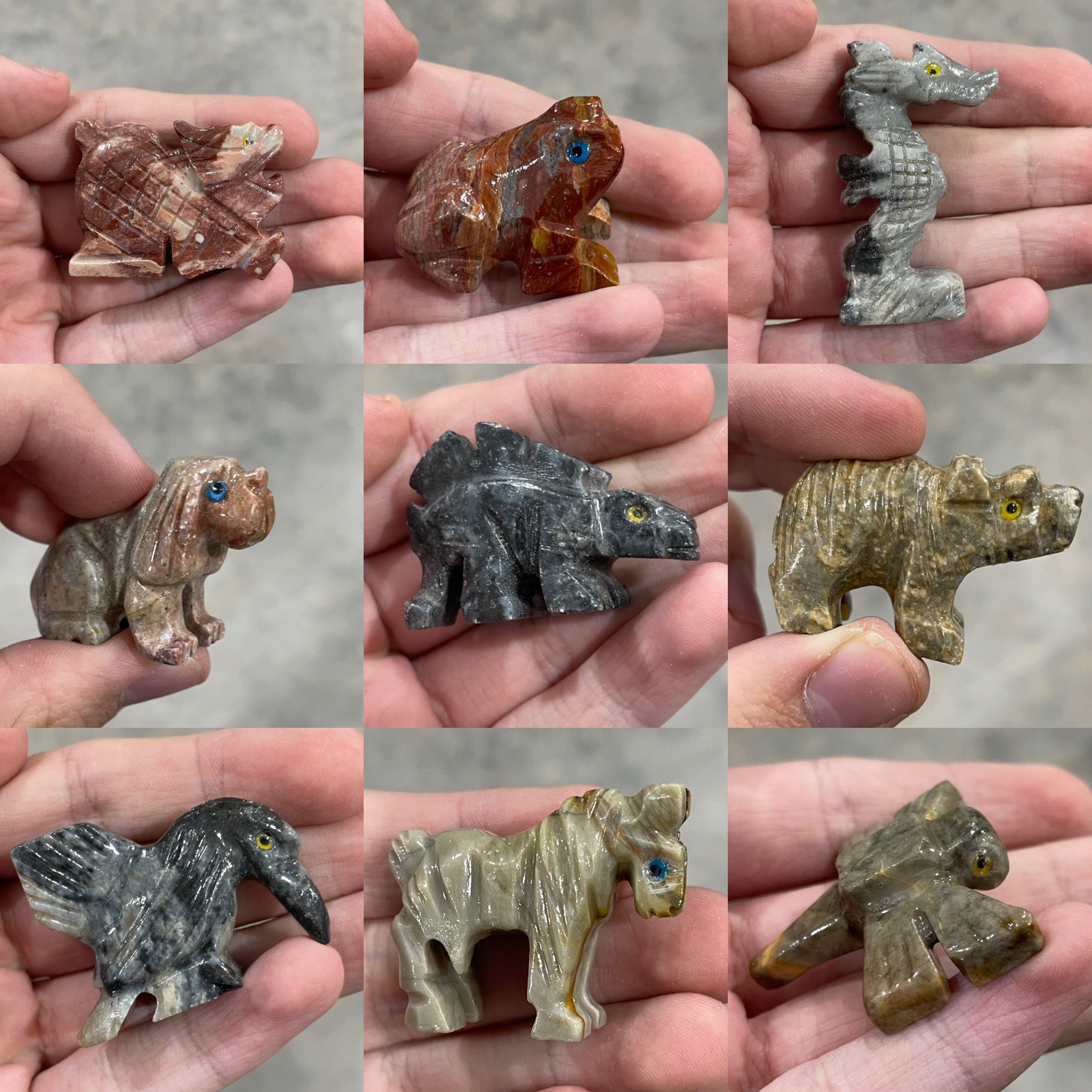 Soapstone Animals