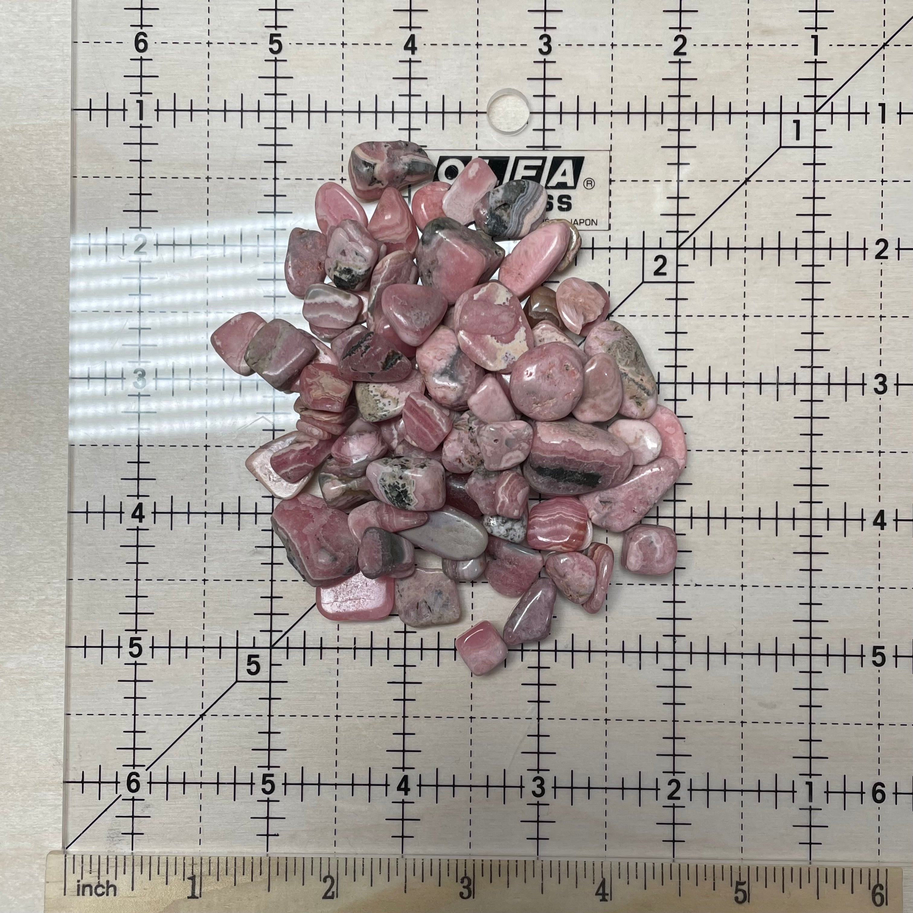 Rhodochrosite Tumbled XS 1 Lb