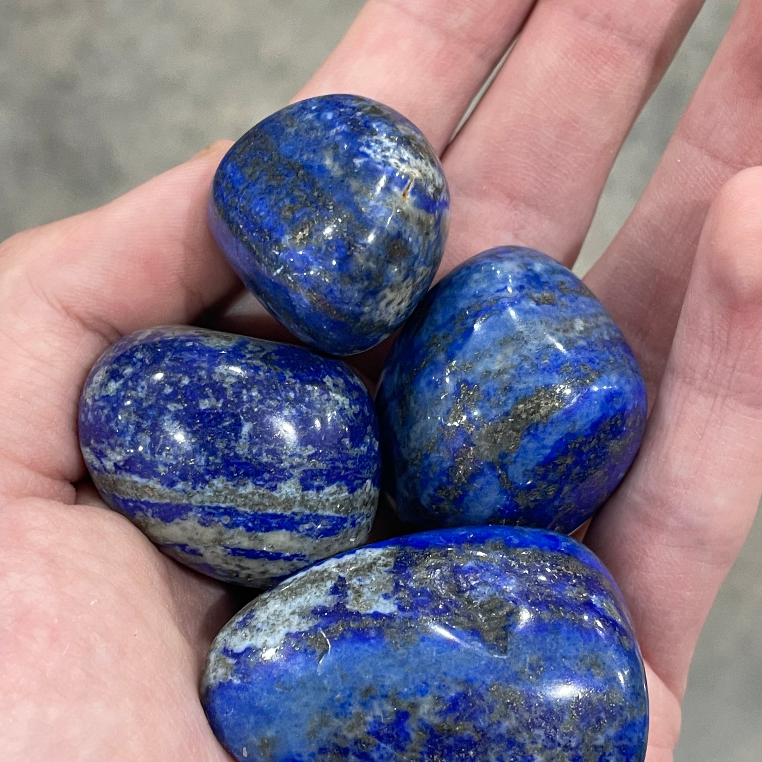 Lapis Large Tumbled 1 Lb