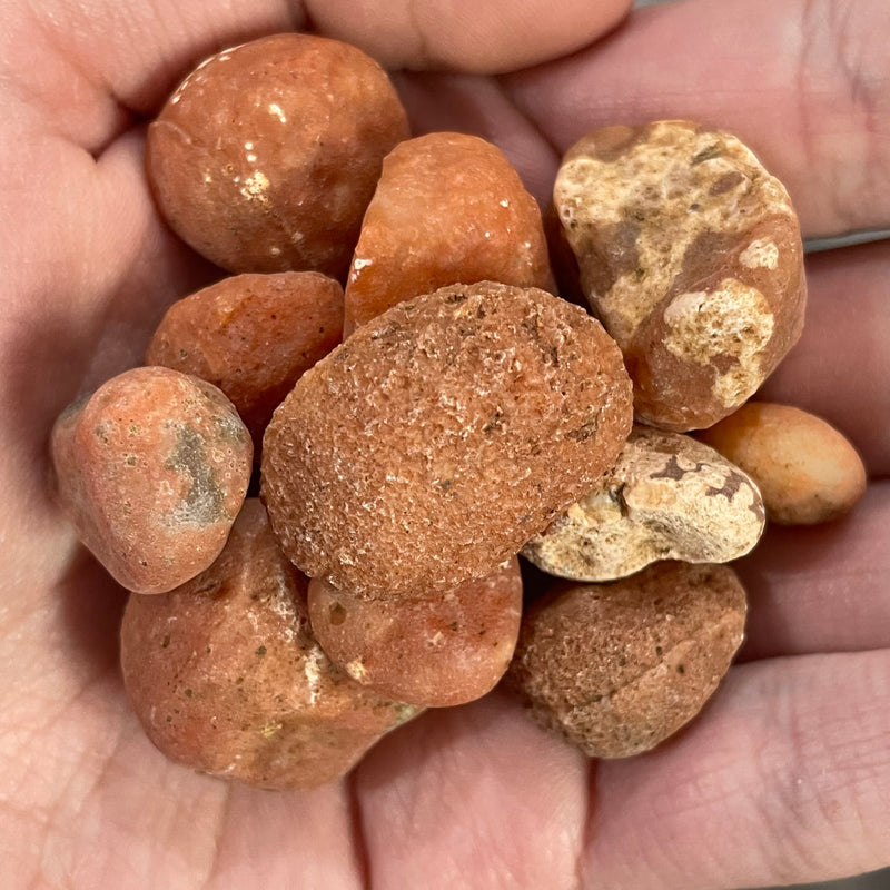 Rough Carnelian Mixed Sizes 1 Lb