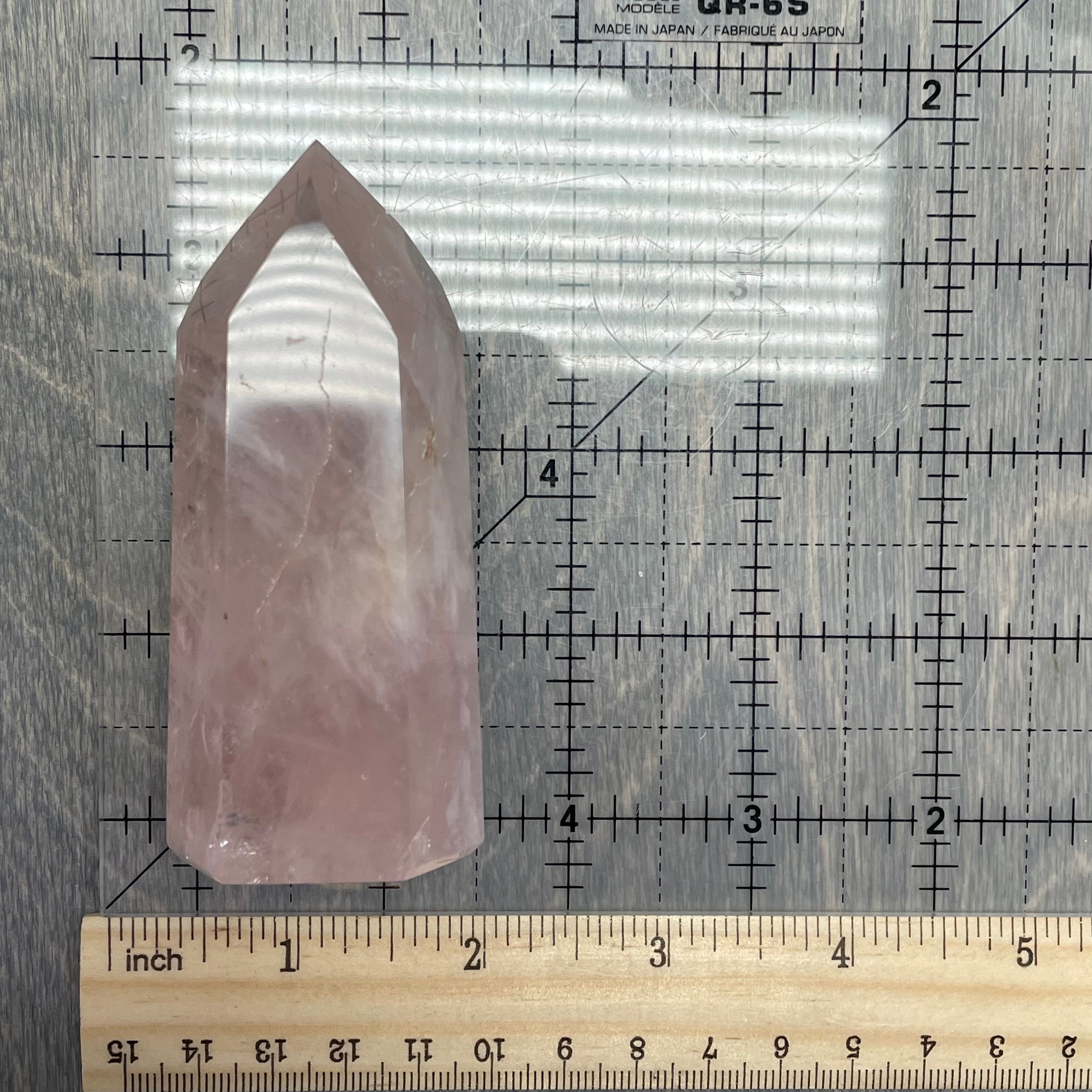 Rose Quartz 1/3 Lb 2 3/4”+ Obelisk