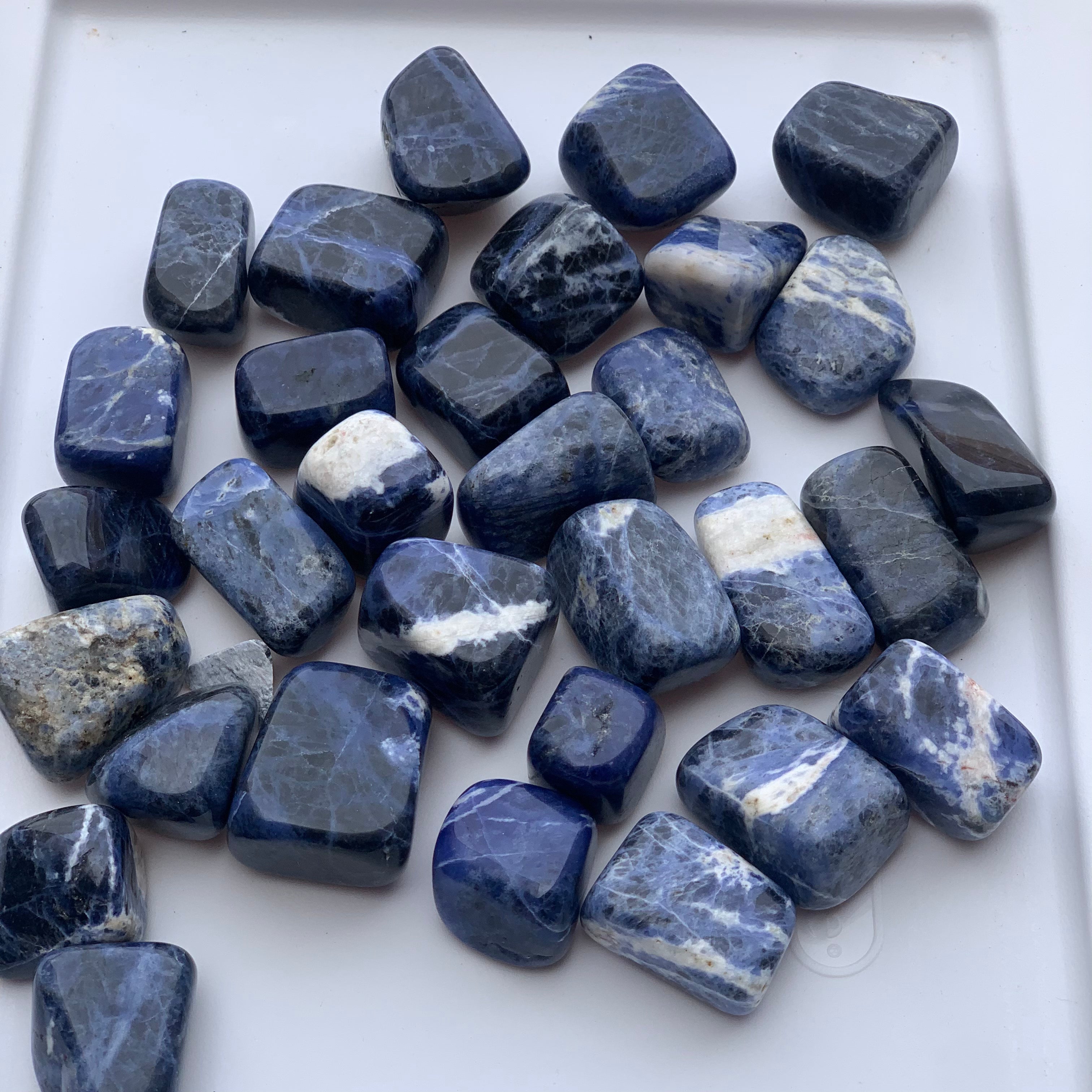 Sodalite 1” Tumbled 1 LB