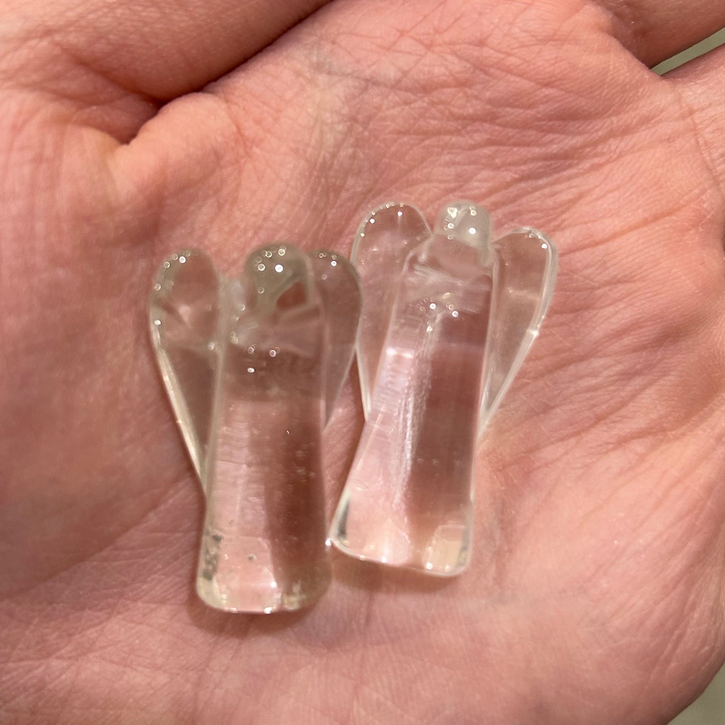 clear quartz angel