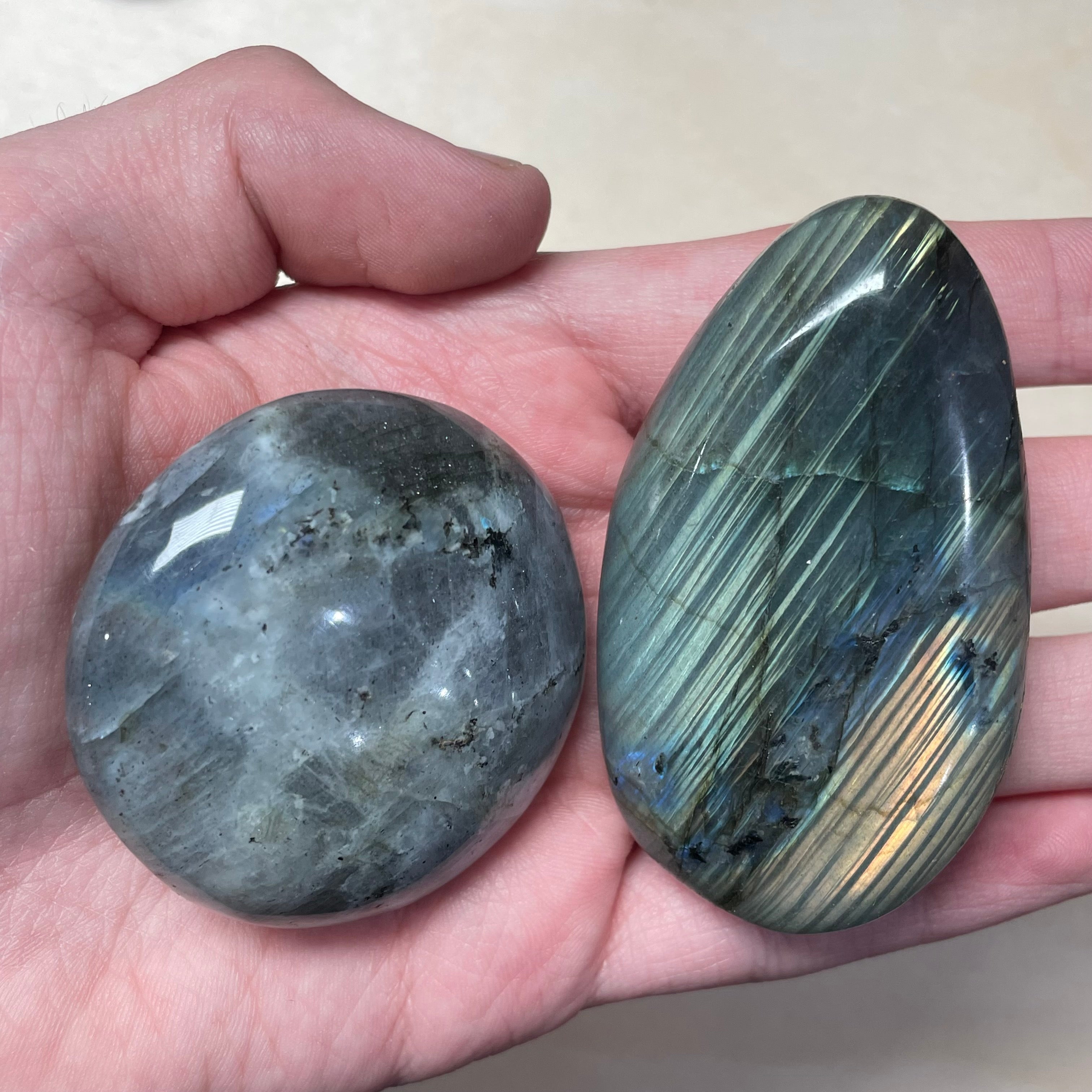 Labradorite Palm Stone