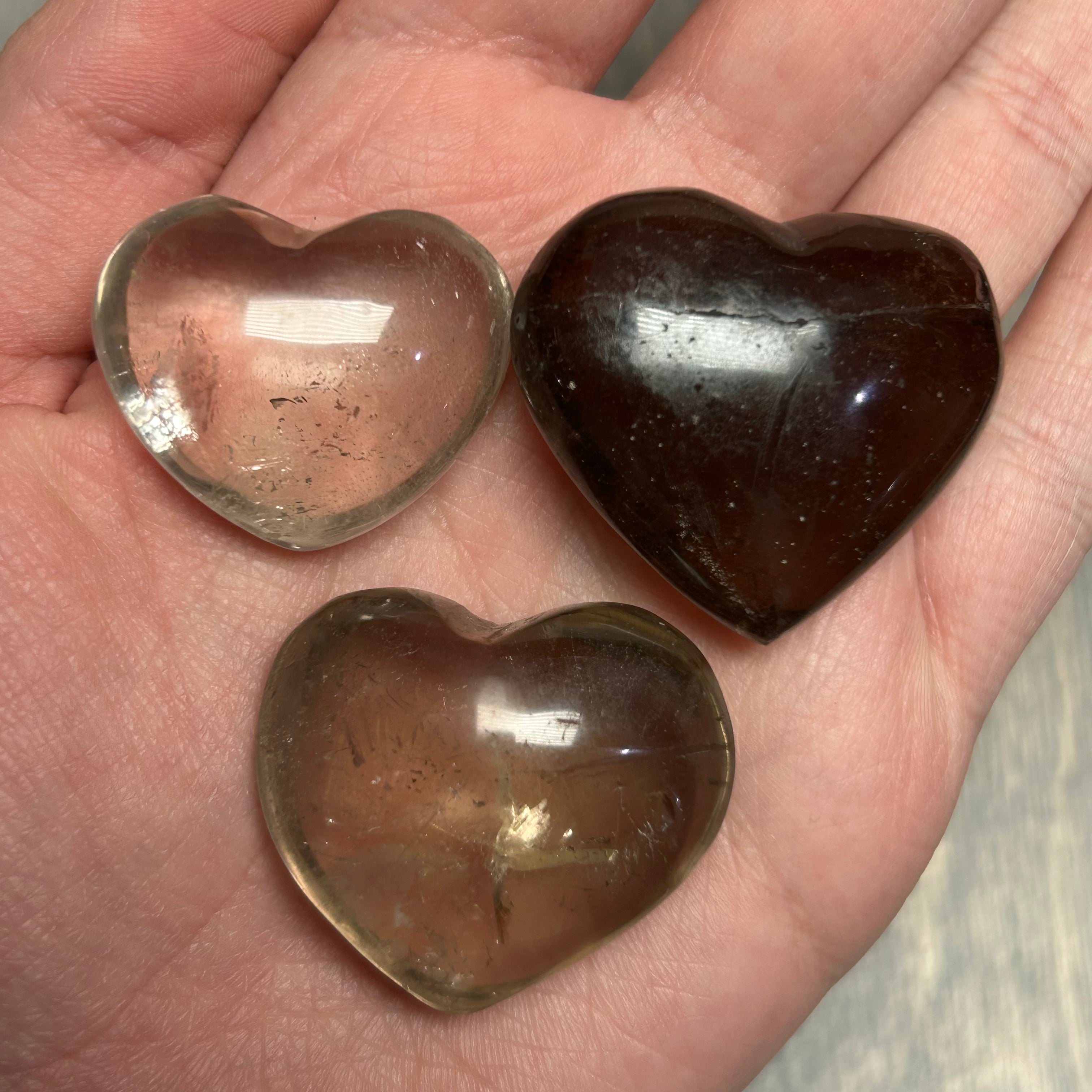 Gemstone Heart from Madagascar 1 inch +