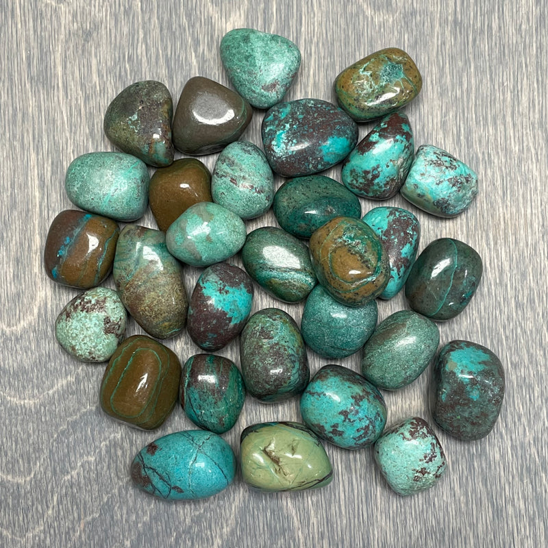 Peru Turquoise 1” Tumbled 1 Lb