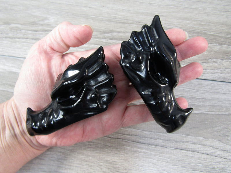 Gemstone 2.5 inch Dragon Skulls