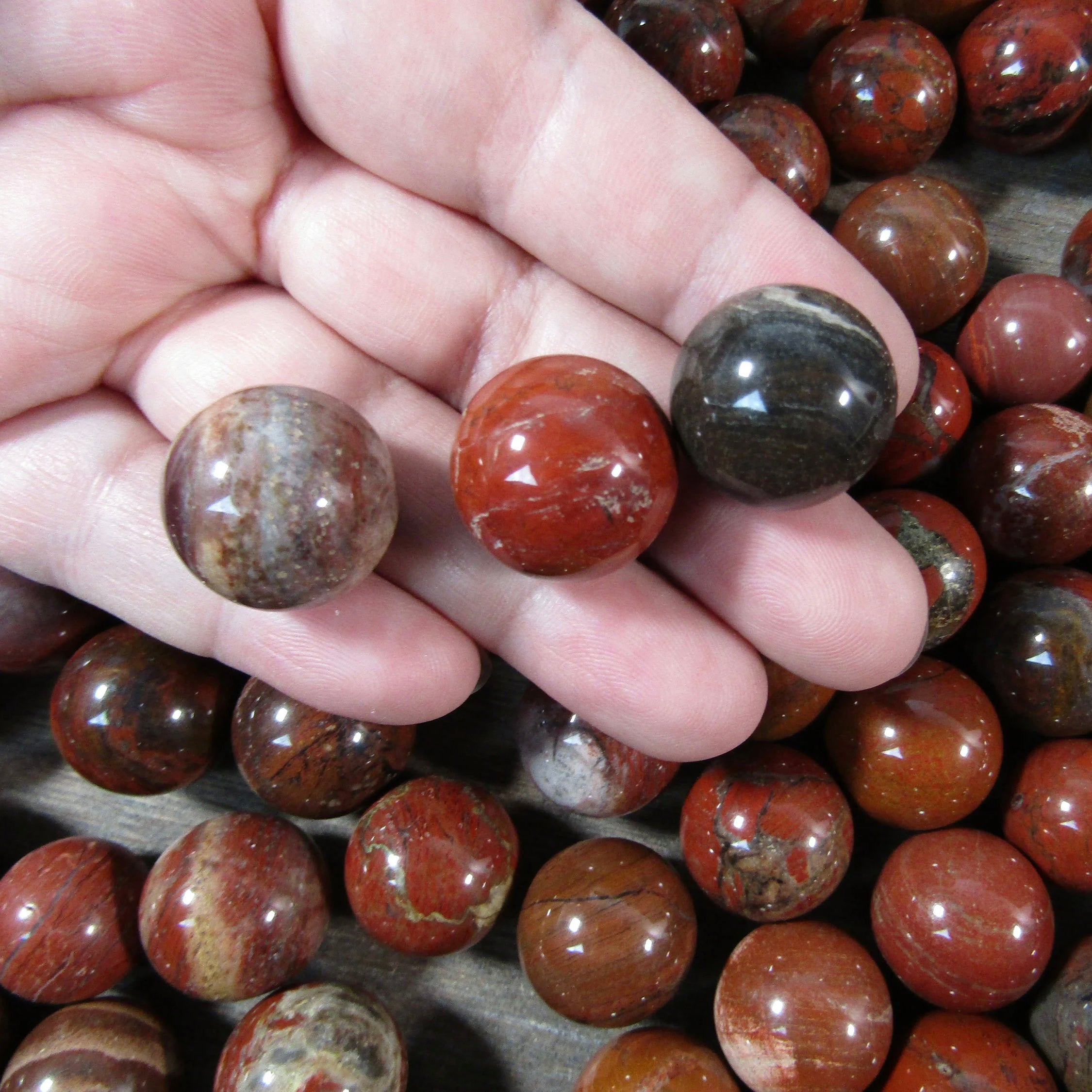 Red Jasper 18 mm - 22 mm Sphere