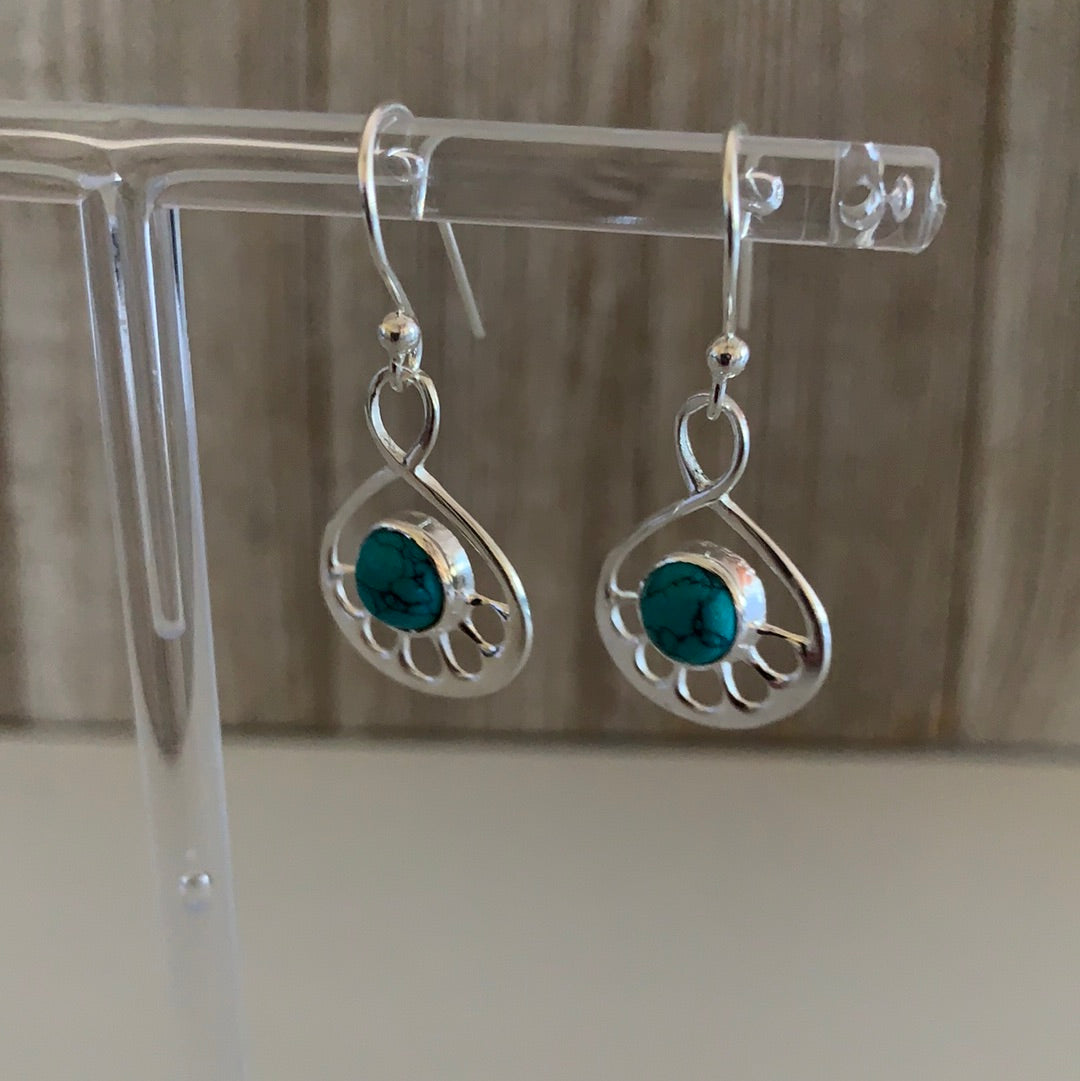 Sterling Silver Earring Pair - Assorted Gemstone