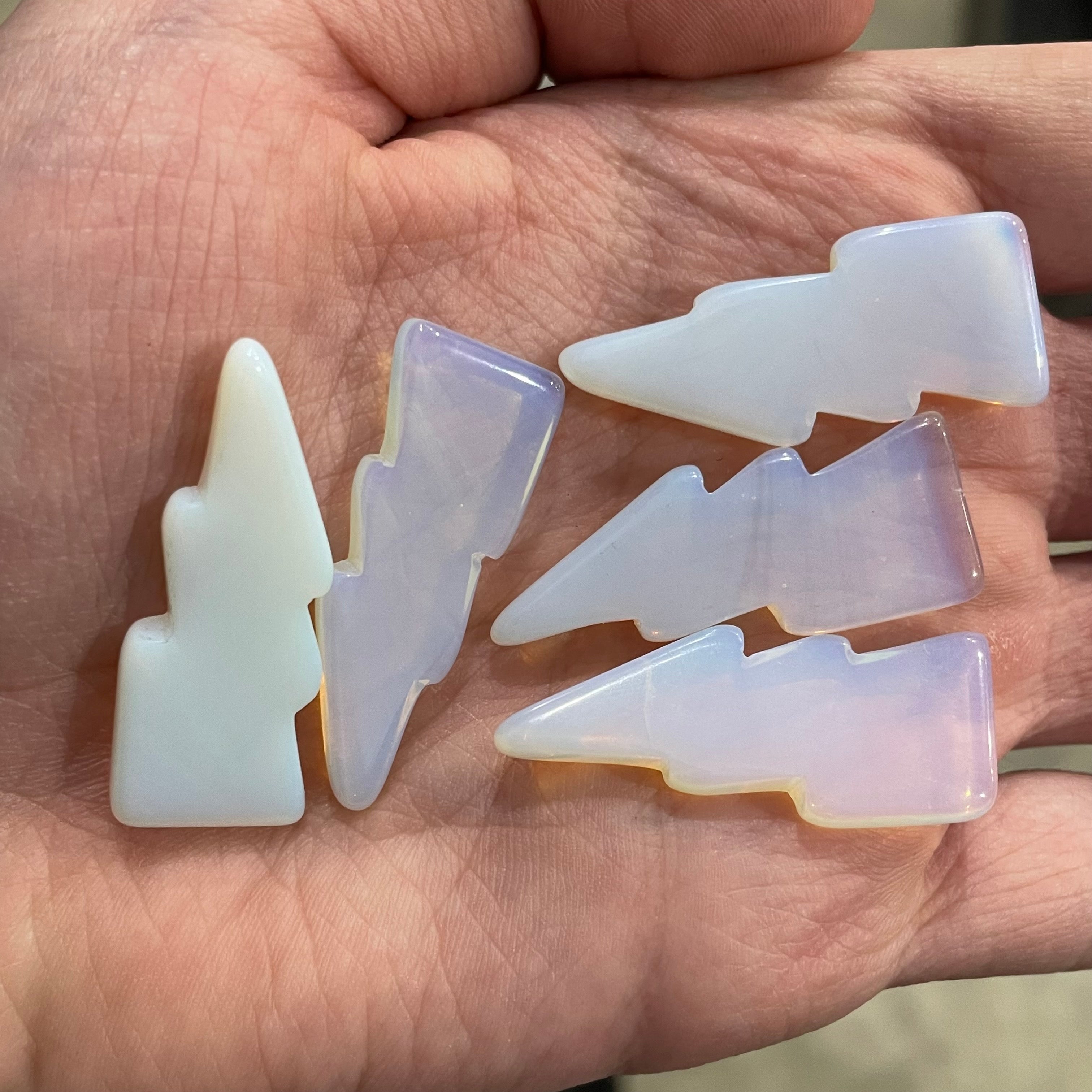 Gemstone 1 inch Lightning Bolts