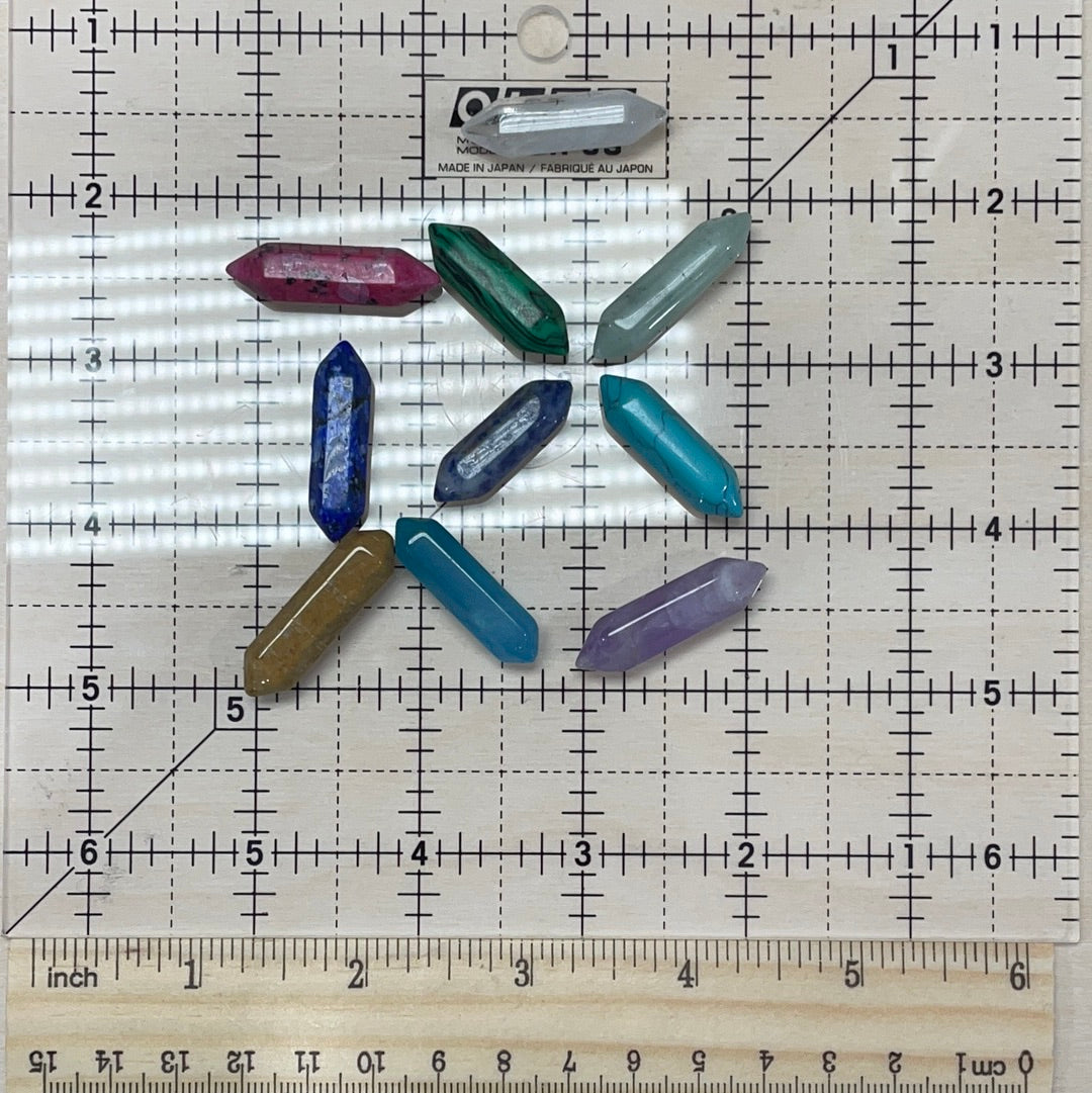 Assorted Double Terminated Point set of 10