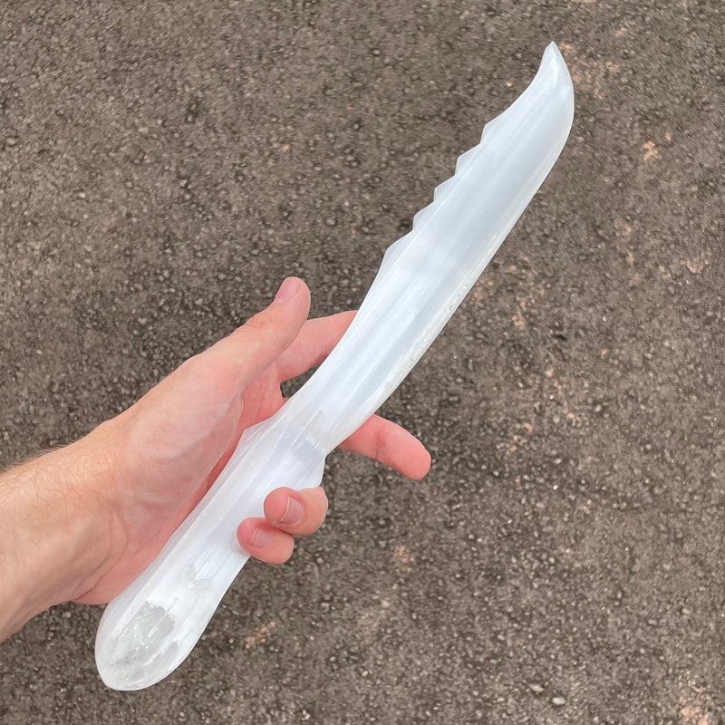 Selenite Knife