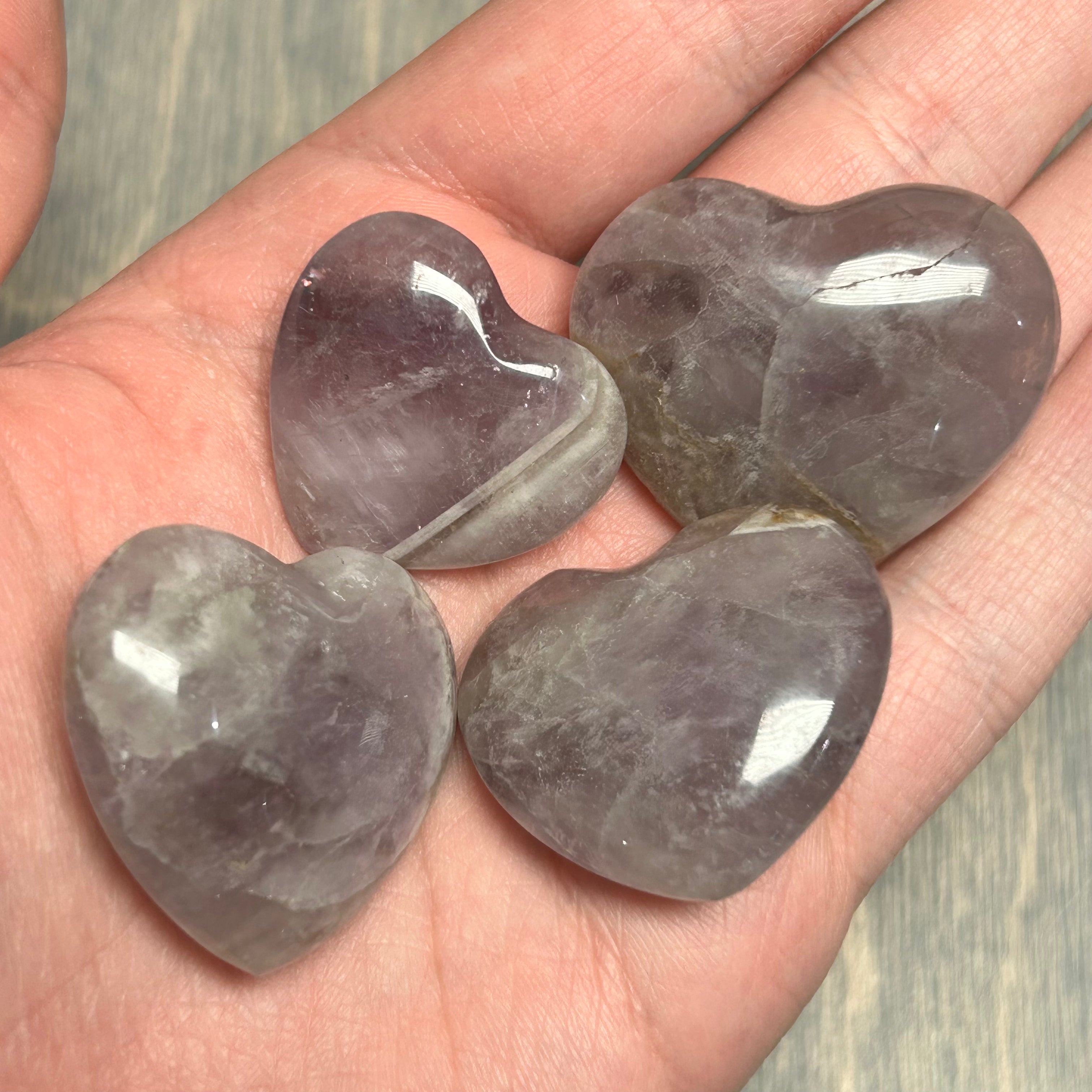 Gemstone Heart from Madagascar 1 inch +