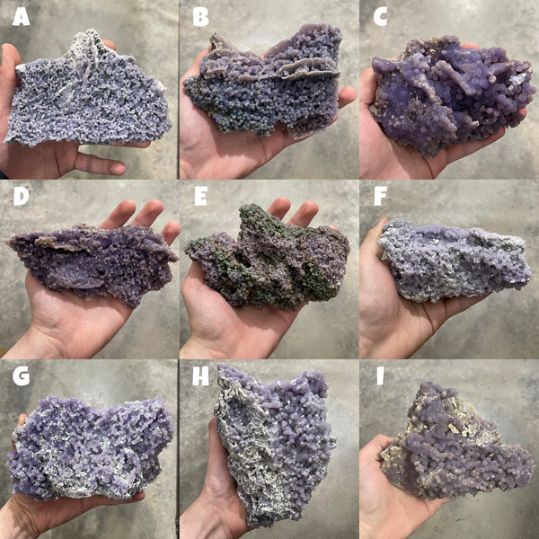 Grape Agate Large Cluster