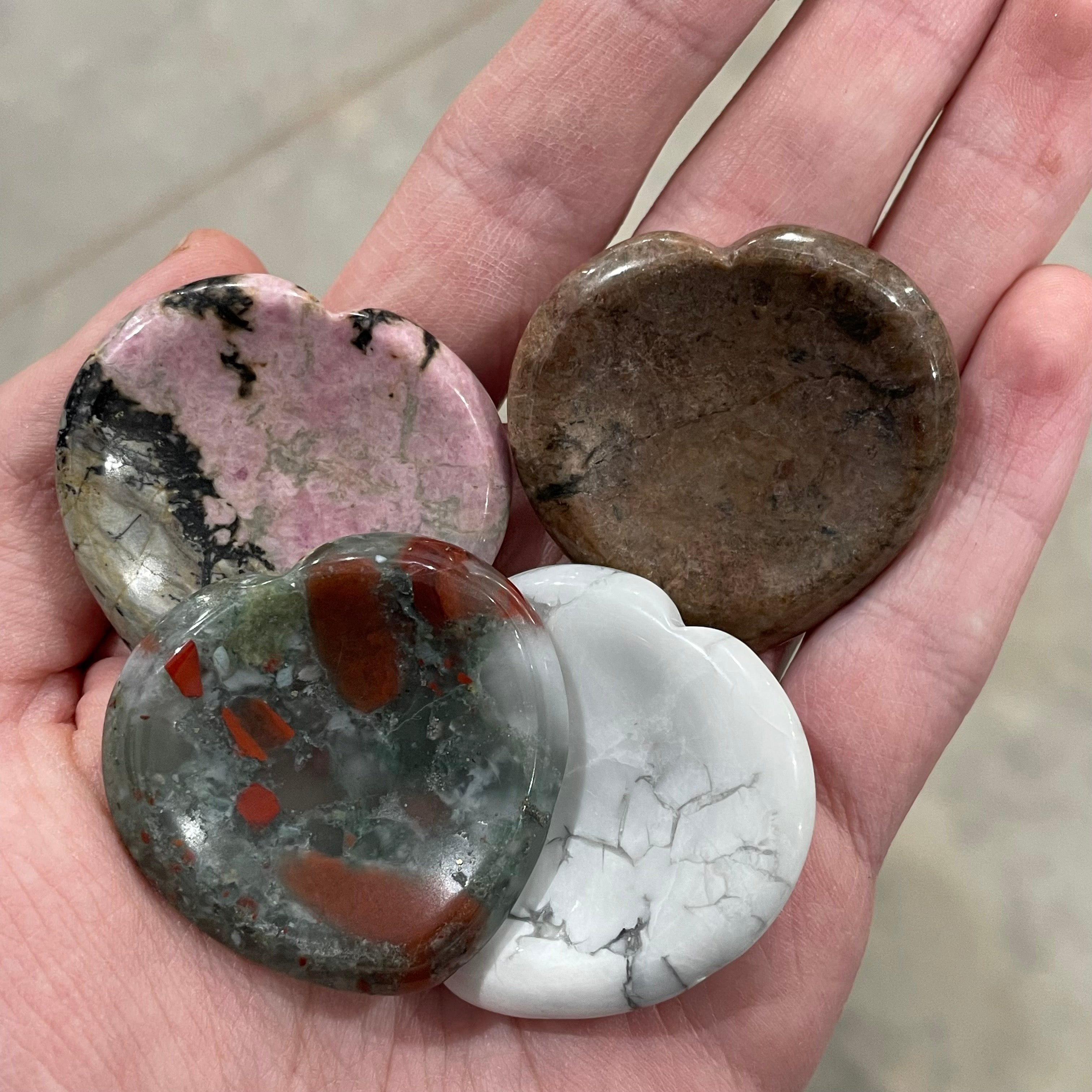 Heart Shaped Worry Stones