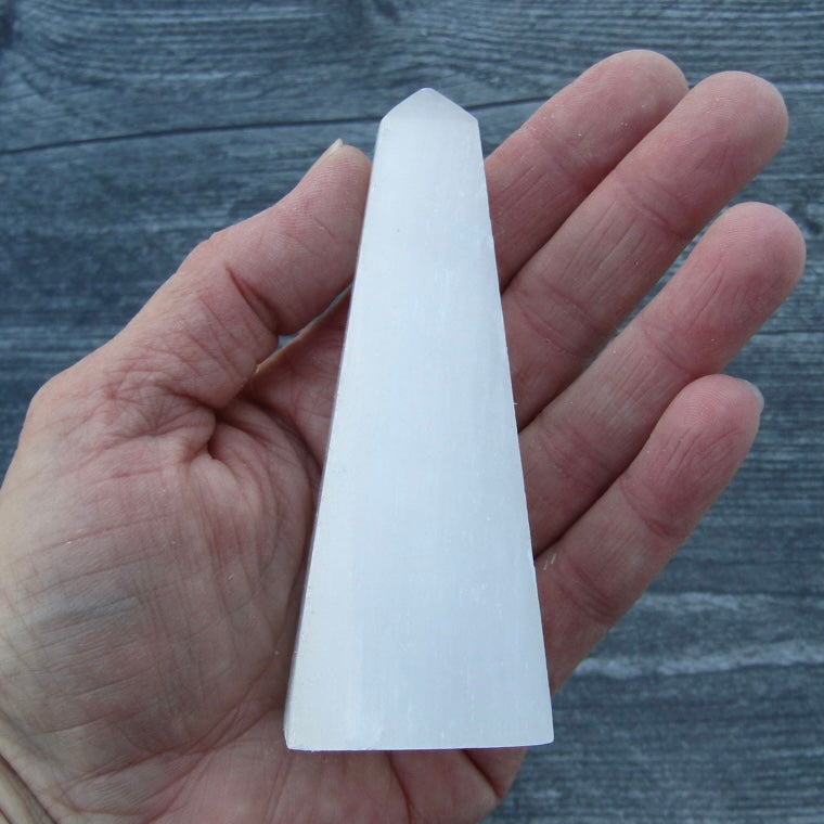 Selenite 2.25” Egyptian Obelisk