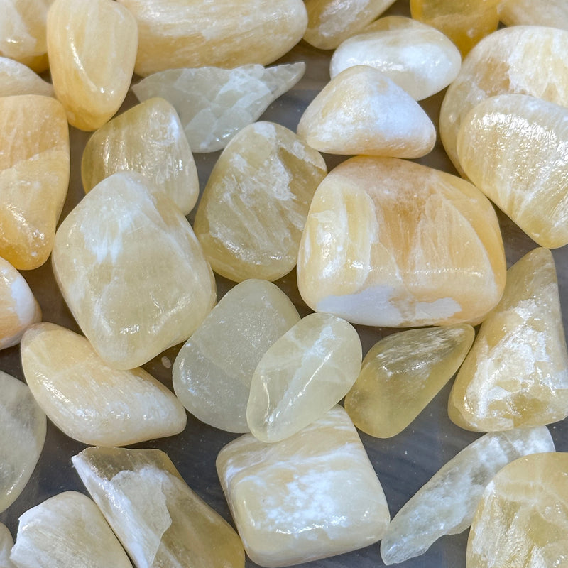 Hanna Utah Calcite Tumbled 1 Lb