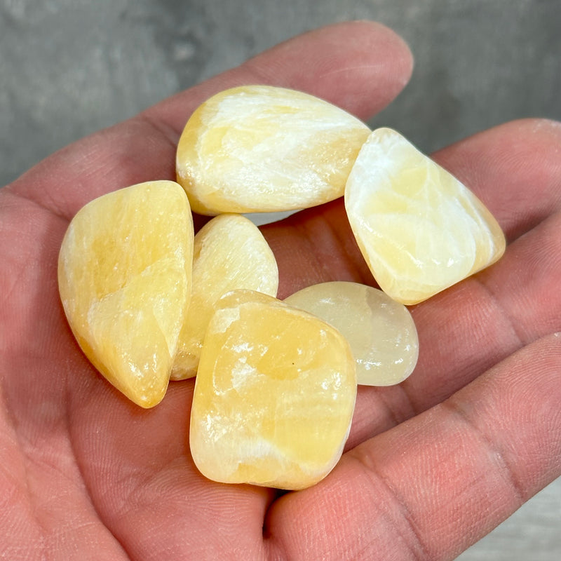 Hanna Utah Calcite Tumbled 1 Lb