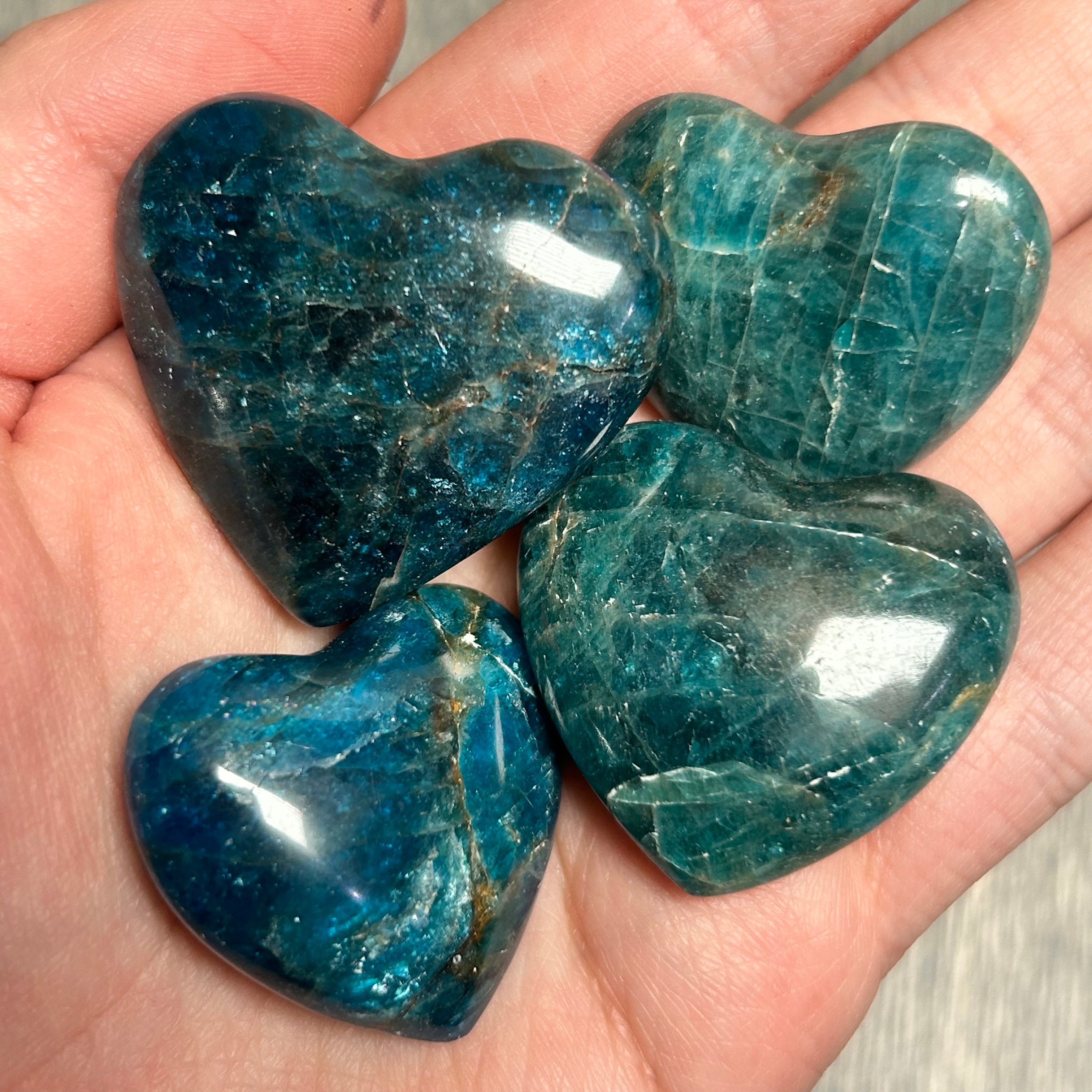 Gemstone Heart from Madagascar 1 inch +